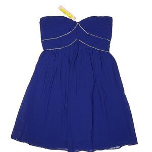 💙 Minuet Petite Strapless Cocktail Dress